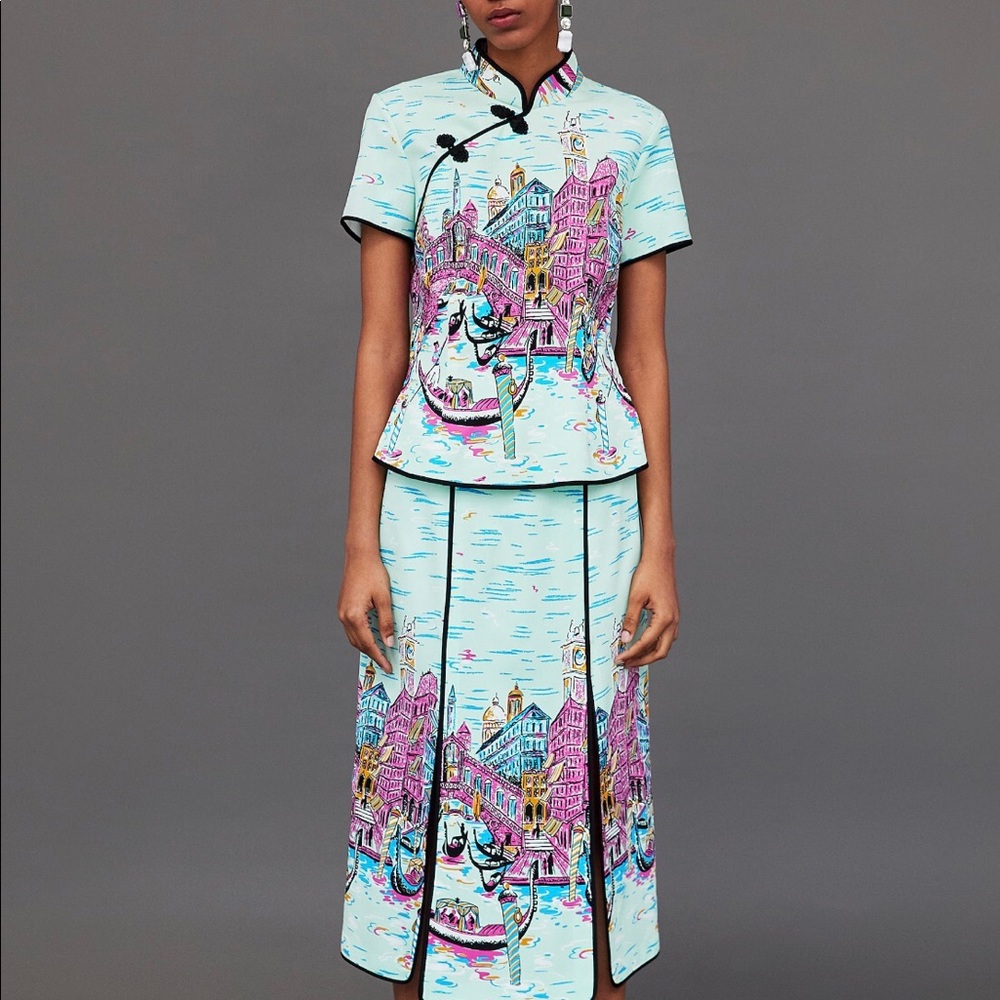 Zara Gondola print top